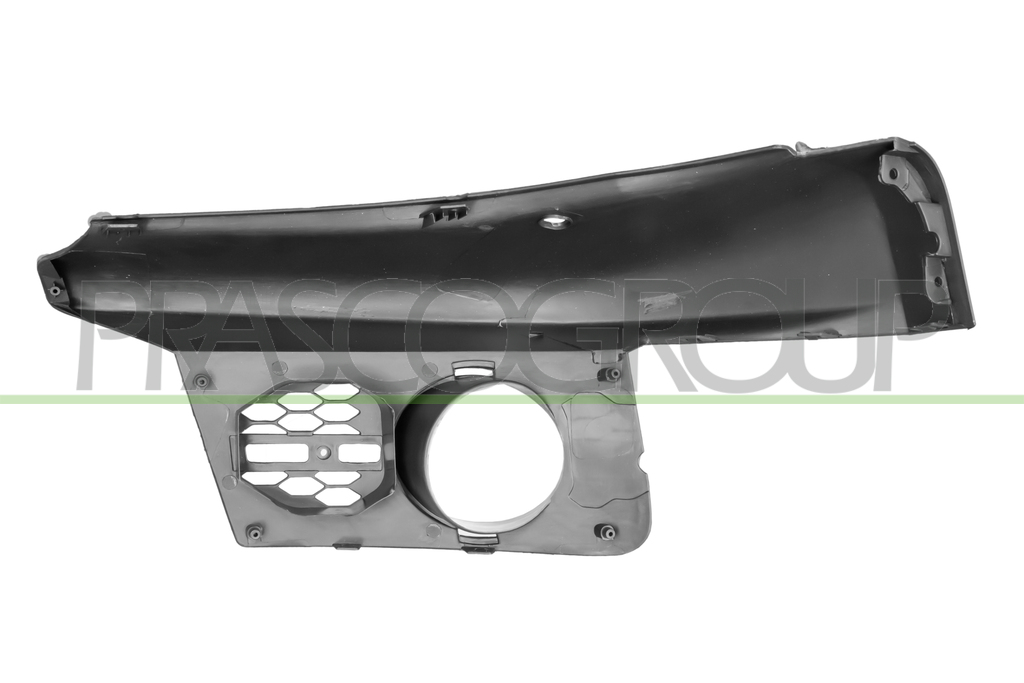 FRONT BUMPER GRILLE LEFT-WITH FOG LAMP HOLES-BLACK MOD. SPORT