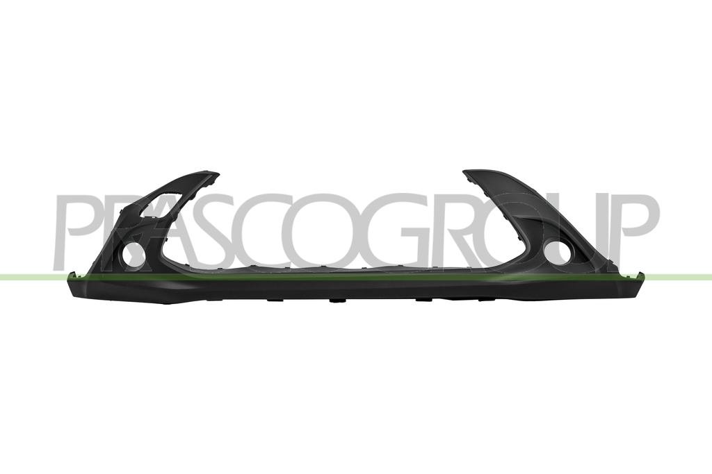 SPOILER PARAURTI ANTERIORE-NERO-GOFFRATO-CON SEDE FENDI