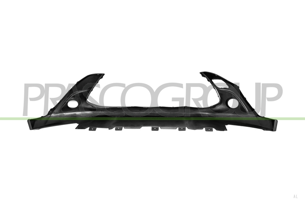 SPOILER PARAURTI ANTERIORE-NERO-GOFFRATO-CON SEDE FENDI
