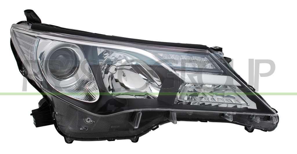 HEADLAMP RIGHT HB3+HB3 ELECTRIC-WITHOUT MOTOR-LED-STANLEY TYPE