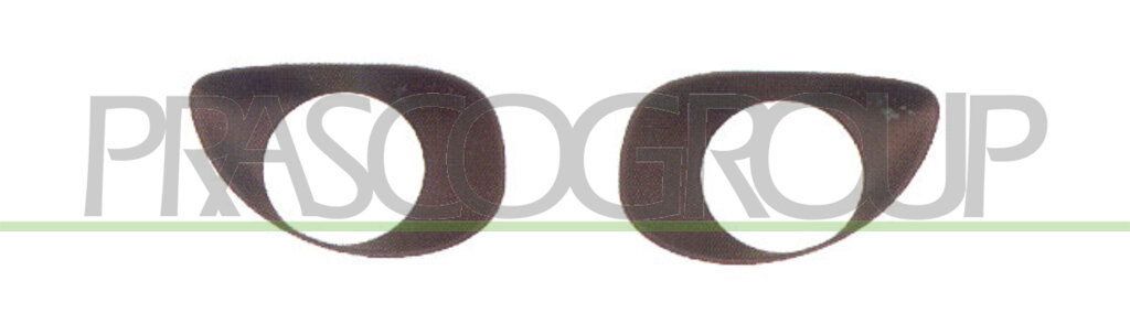 FOG LAMP FRAME LEFT-BLACK