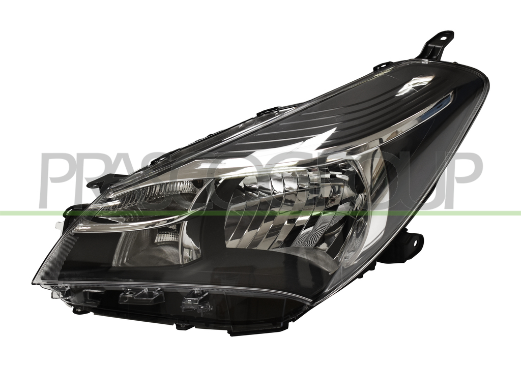 OPTICA IZQUIERDA H4 ELECTRICA-SIN MOTOR MOD. 5 PUERTAS-NEGRA