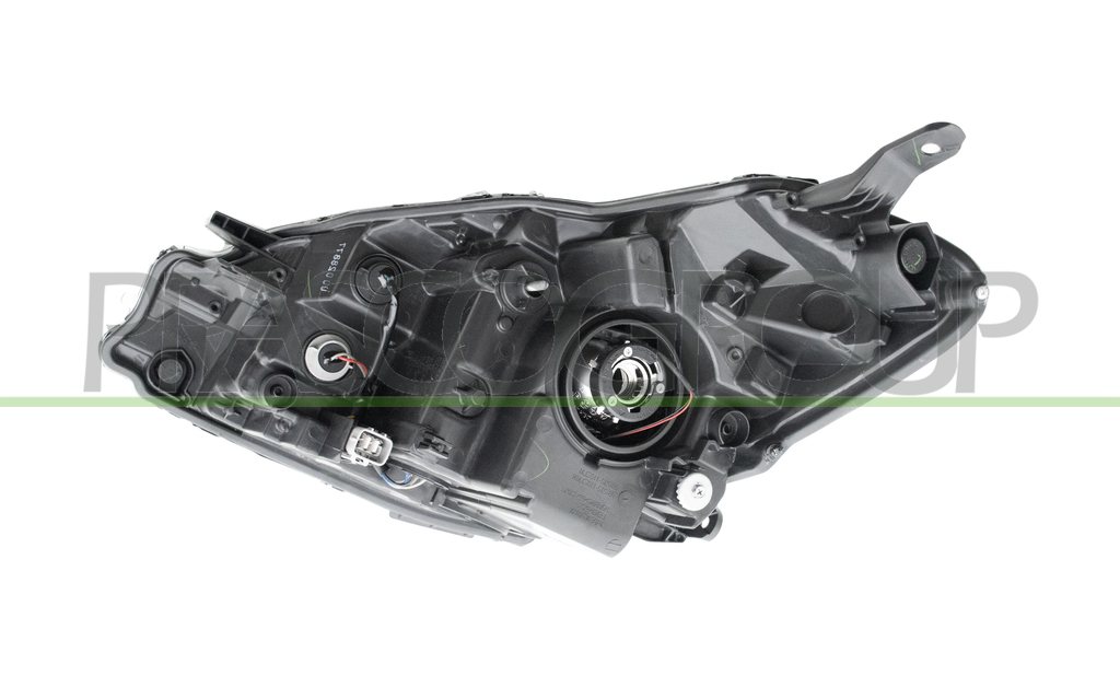 HEADLAMP RIGHT HIR2 ELECTRIC-WITHOUT MOTOR-WITH CORNER PROJECTOR-BLACK