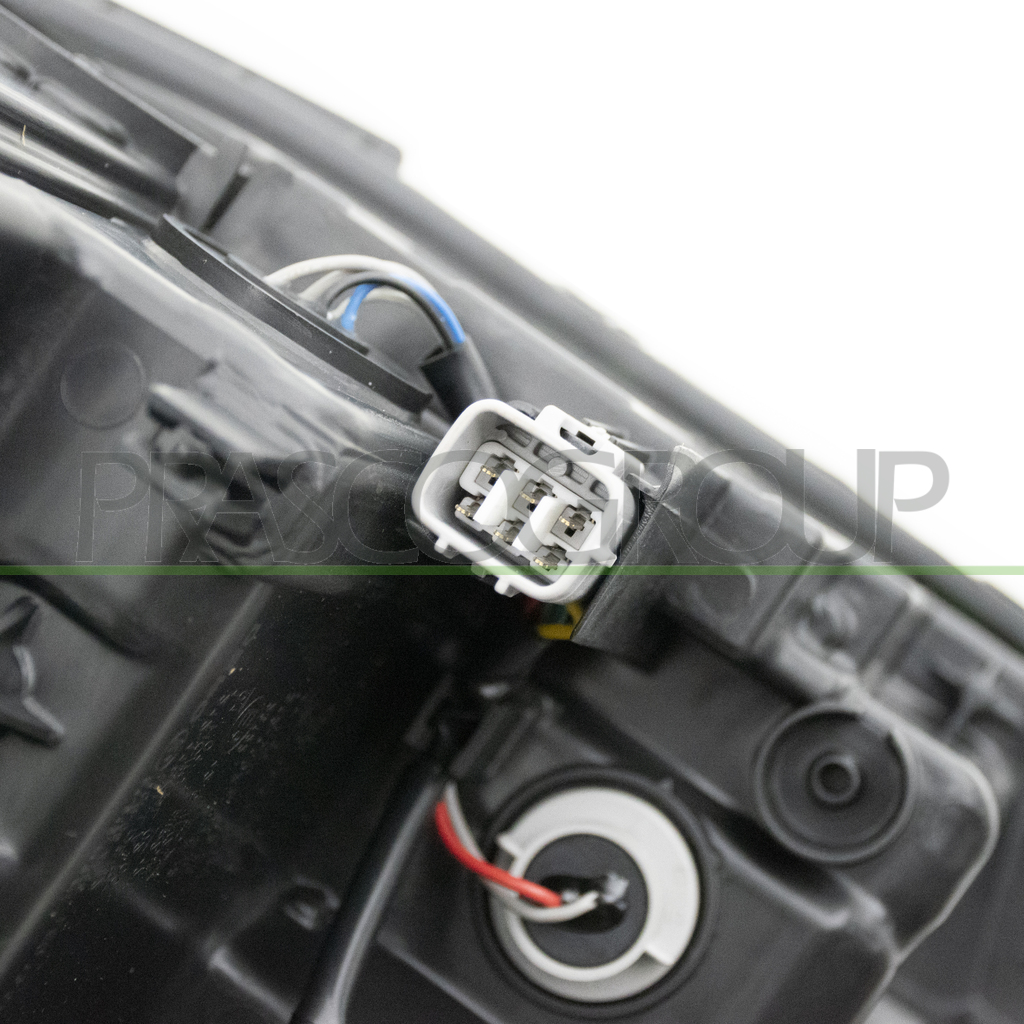 HEADLAMP RIGHT HIR2 ELECTRIC-WITHOUT MOTOR-WITH CORNER PROJECTOR-BLACK