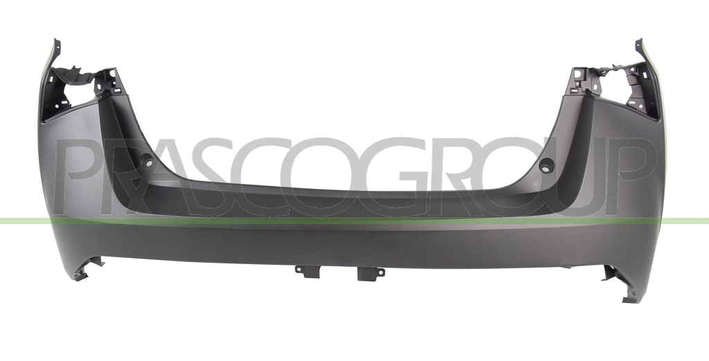 REAR BUMPER-PRIMED-WITH PDC CUTTING MARKS PDC AND PARK ASSIST