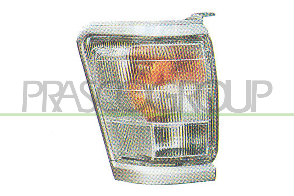 FRONT INDICATOR RIGHT-WITH BULB HOLDER-WITH GRAY RIM