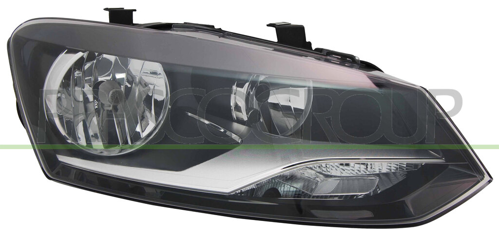 HEADLAMP RIGHT H7+H7 ELECTRIC-WITH MOTOR