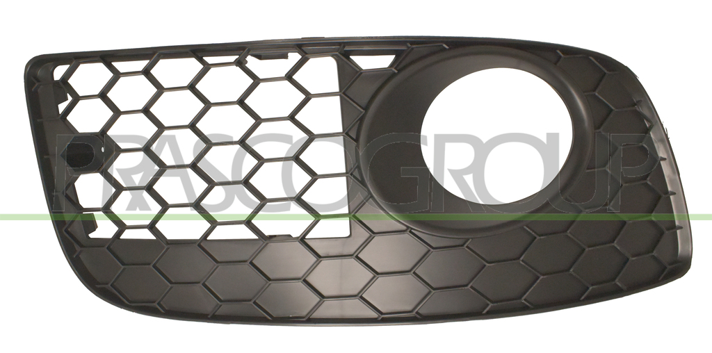 BUMPER GRILLE RIGHT-BLACK-WITH FOG LAMP HOLES-OPEN