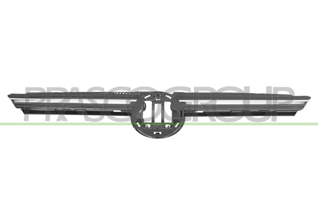 RADIATOR GRILLE-BLACK-GLOSSY-WITH CHROME MOLDINGS-WITH LED LIGHTS