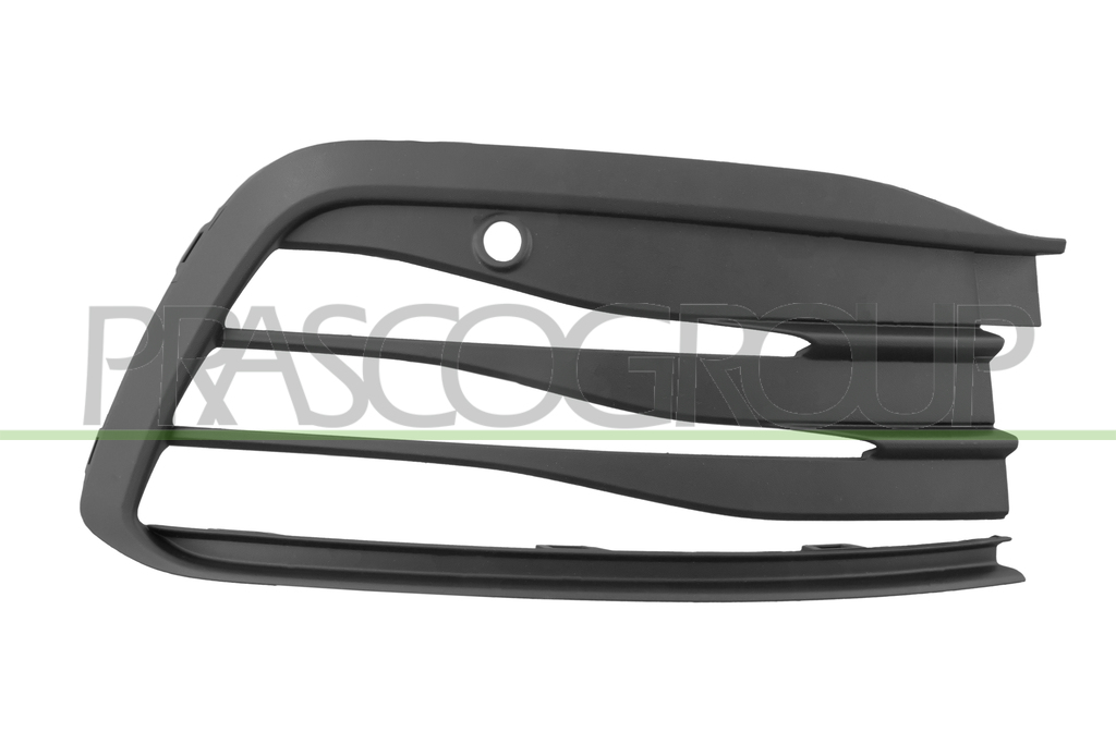 GRILLE DROITE NOIRE DE PARE-CHOCS-AVEC TROUS RADAR+SUPPORTS