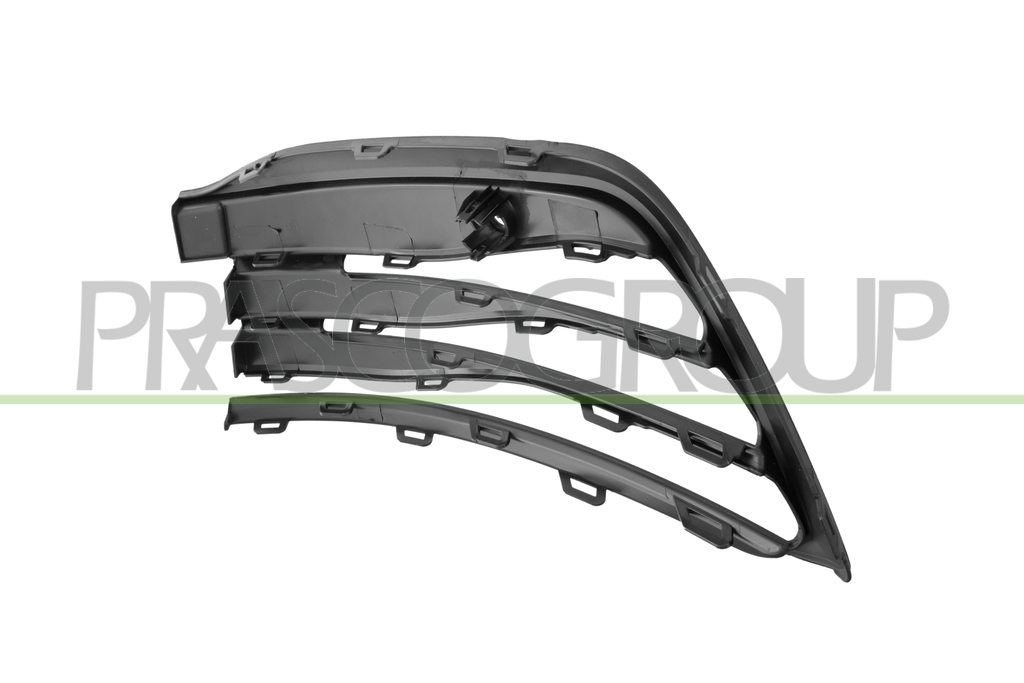 GRILLE DROITE NOIRE DE PARE-CHOCS-AVEC TROUS RADAR+SUPPORTS
