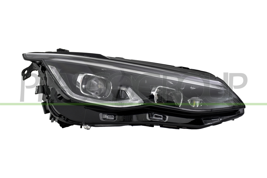 HEADLAMP RIGHT-ELECTRIC-WITH MOTOR-BLACK-LED-VALEO TYPE MOD. ALLTRACK