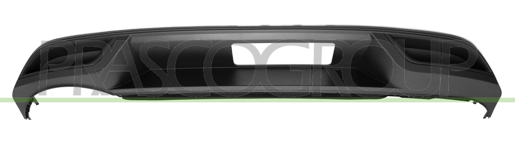 REAR BUMPER SPOILER-BLACK-TEXTURED FINISH