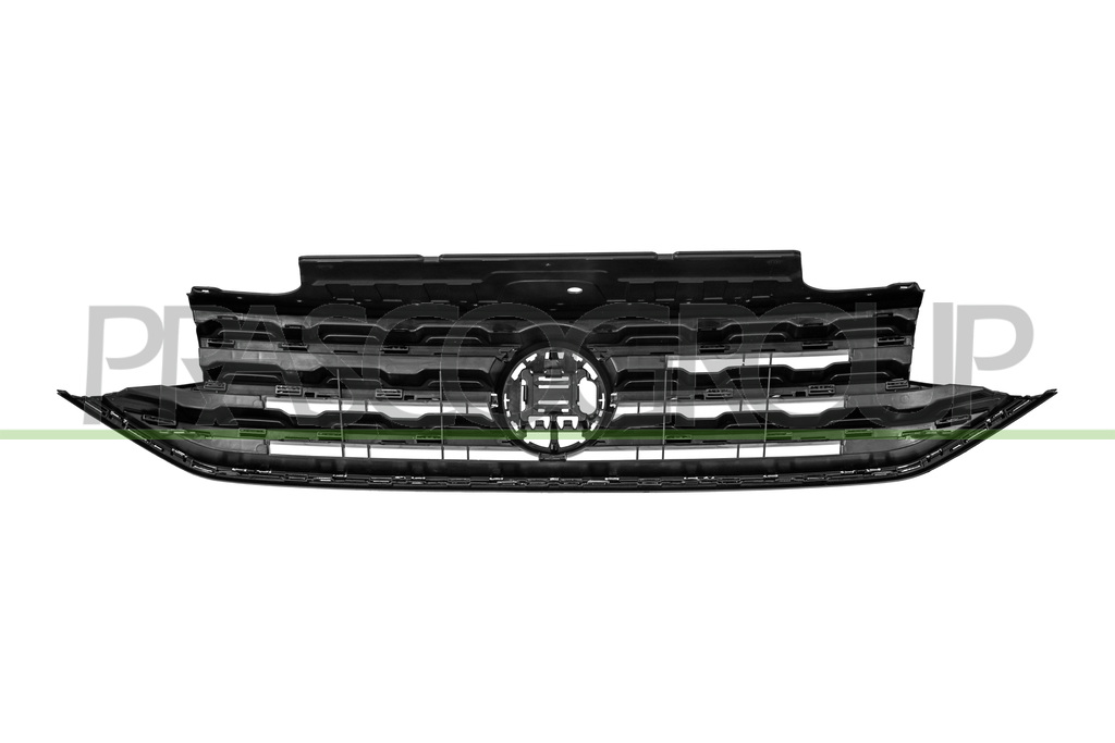 RADIATOR GRILLE-BLACK-WITH CHROME MOLDING