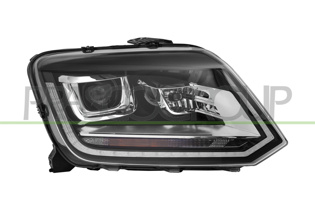 HEADLAMP RIGHT-ELECTRIC-WITH MOTOR-WITH DAY RUNNING LIGHT-LED