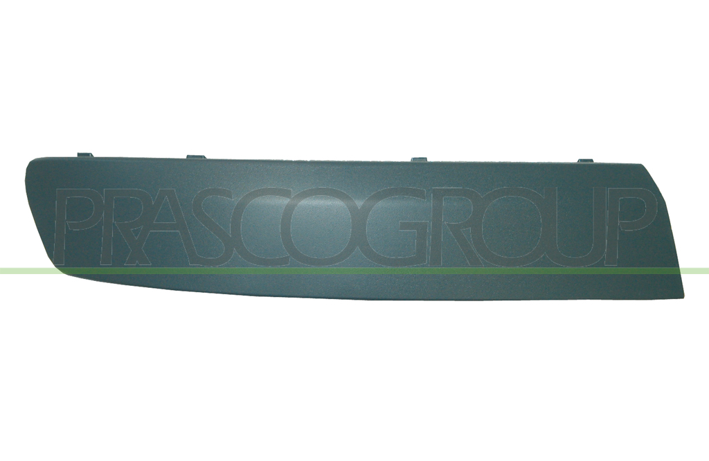 FRONT BUMPER MOLDING-RIGHT-BLACK-DARK GRAY-TEXTURED FINISH TRANSPORTER