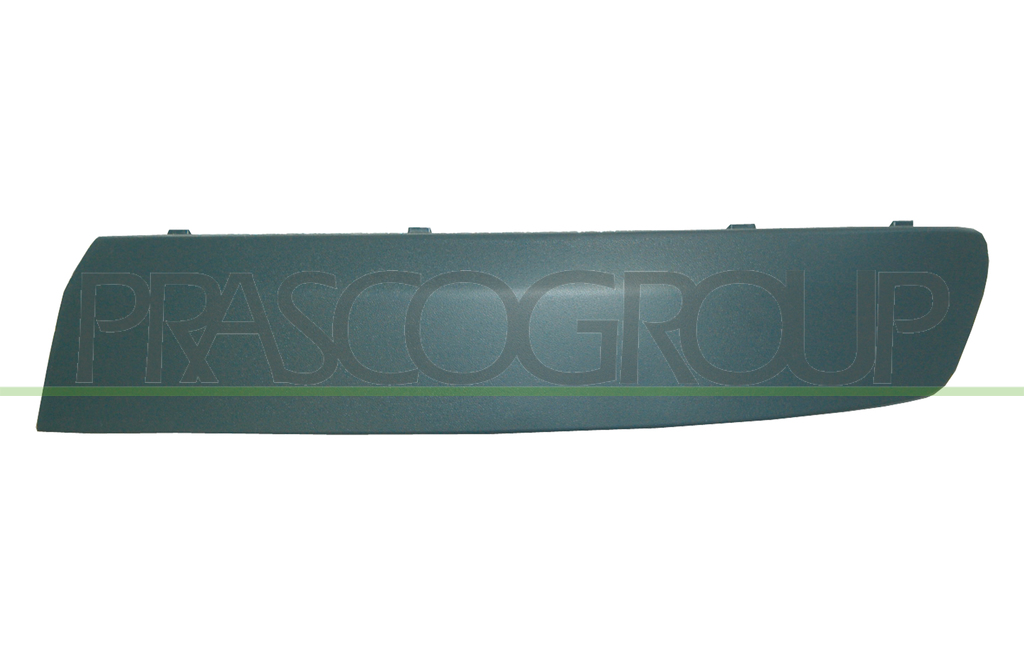 FRONT BUMPER MOLDING LEFT-BLACK-DARK GRAY-TEXTURED FINISH