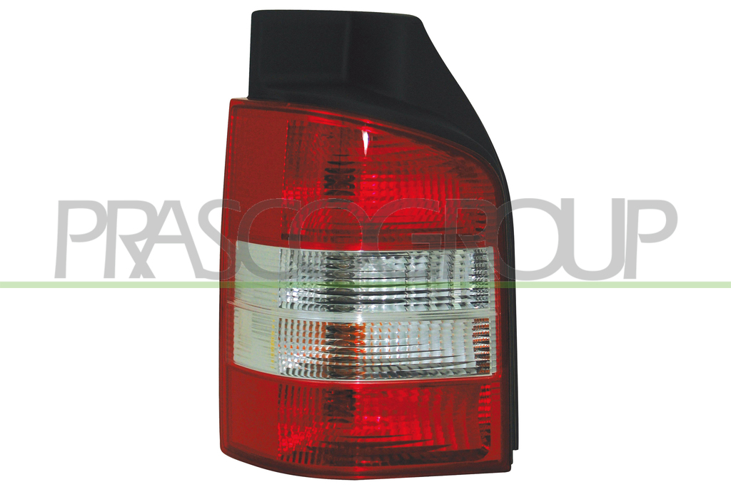 TAIL LAMP RIGHT RED/CLEAR-WITHOUT BULB HOLDER 2 DOOR BLACK BASE