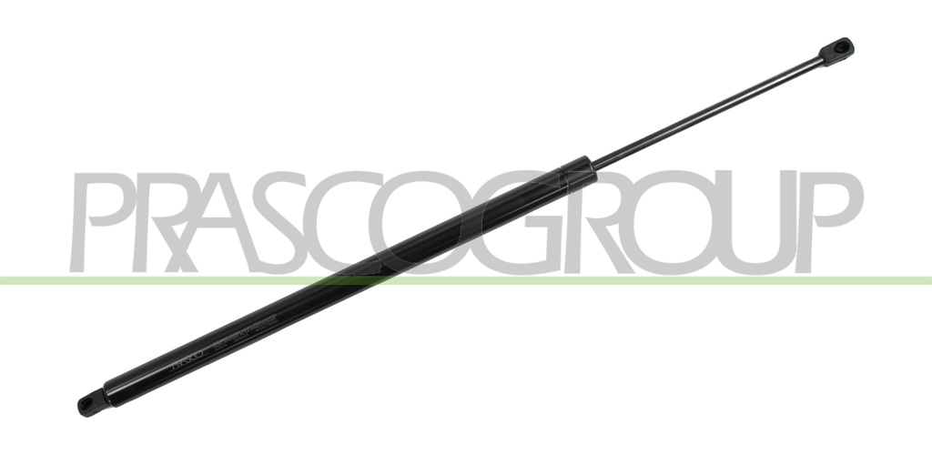 TAILGATE GAS SPRING RIGHT/LEFT - 970 N - L 755 mm - S 225 mm - Ø 27 mm - Ø 10 mm
