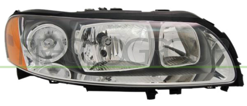 HEADLAMP LEFT H7+H9 ELECTRIC-WITHOUT MOTOR-GRAY