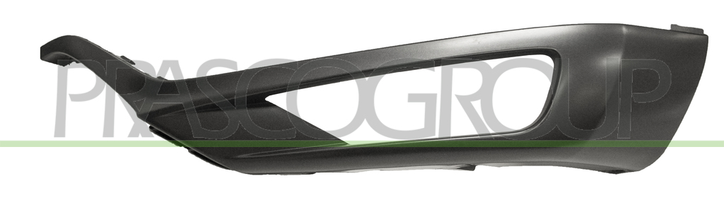 FRONT BUMPER MOLDING LEFT-BLACK-GRAY