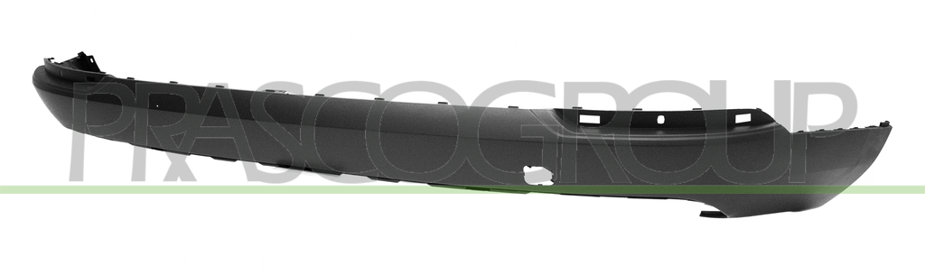 REAR BUMPER SPOILER-PRIMED-WITH CUTTING MARKS FOR PDC