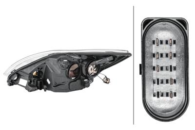 HALOGEN-HEADLIGHT - RIGHT - FOR E.G. FORD FOCUS II (DA_, HCP, DP)