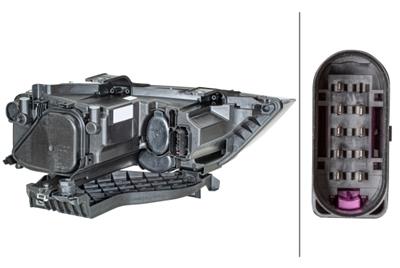 HALOGEN-HEADLIGHT - FOR E.G. AUDI Q3 (8UB, 8UG) - ECE - FOR RIGHT-HAND TRAFFIC - LEFT