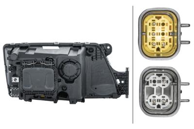 LED/HALOG‘NE-PROJECTEUR PRINCIPAL - GAUCHE - POUR P.E. MAN TGX/TGS