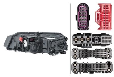 MATRIX-FARO PRINCIPAL - DERECHA - POR EJ. AUDI A8 (4H2, 4H8, 4HC, 4HL)