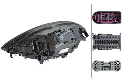 MATRIX-HEADLIGHT - RIGHT - FOR E.G. PORSCHE PANAMERA (971)