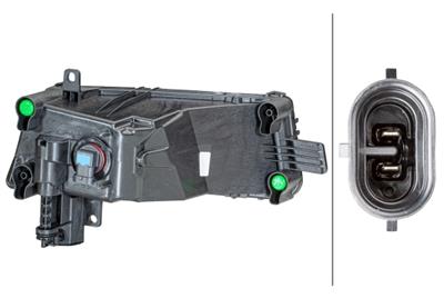 HALOG‘NE-PROJECTEUR ANTIBROUILLARD - GAUCHE - POUR P.E. VW TOURAN (5T1)