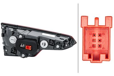 HECKLEUCHTE - GLœHLAMPE - INNERER TEIL - RECHTS - FœR U.A. AUDI A4 (8W2, 8WC, B9