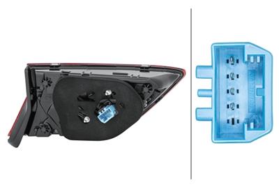 REARLIGHT - LED - INNER SECTION/UPPER SECTION - RIGHT - FOR E.G. VW TIGUAN (AD1)