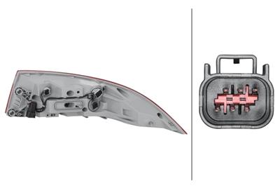 REARLIGHT - HYBRID - OUTER SECTION - LEFT - FOR E.G. JAGUAR XF II (X260)