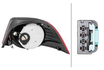 HECKLEUCHTE - LED - USSERER TEIL - LINKS - FœR U.A. VW EOS (1F7, 1F8)