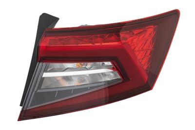 REARLIGHT - HYBRID - OUTER SECTION - RIGHT - FOR E.G. SKODA KAROQ (NU7, ND7)