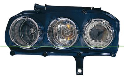 HEADLAMP LEFT H7+H7 ELECTRIC-WITH MOTOR