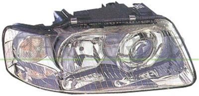 PROIETTORE DESTRO H1+H7-ELETTRICO-SENZA MOTORE MOD. 09 > 00