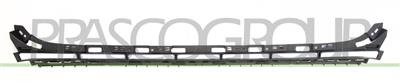 FRONT BUMPER GRILLE-CENTRE-BLACK-GLOSSY-WITH MOLDING HOLES