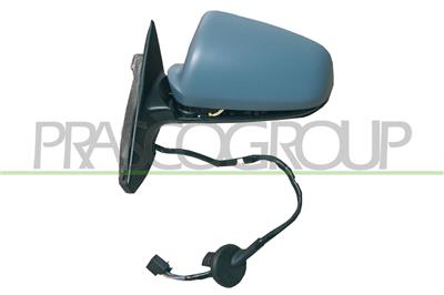 DOOR MIRROR LEFT-ELECTRIC-HEATED-FOLDABLE-PRIMED-ASPHERICAL-CHROME MOD. 5 DOOR-SPORTBACK 16H9P