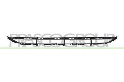 GRILLE CENTRALE DE PARE-CHOCS-AVANT-NOIRE MOD. S-LINE
