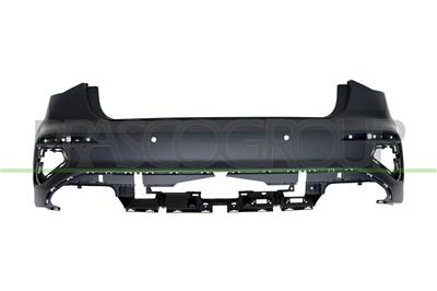 REAR BUMPER-PRIMED-WITH HOLES FOR PARK ASSIST AND PDC+SENSOR HOLDERS