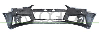 FRONT BUMPER-PRIMED-WITH TOW HOOK COVER-WITH HOLES FOR PDC AND HEADLAMP WASHERS MOD. S-LINE