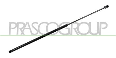 RIGHT BONNET GAS SPRING - 210 N - L 740 mm - S 280 mm - Ø 18 mm - Ø 8 mm