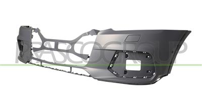 FRONT BUMPER-PRIMED-WITH HEADLAMP WASHER HOLES-WITH FOR PARK ASSIST