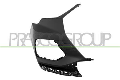 FRONT BUMPER RIGHT-BLACK-SMOOTH TO BE PRIMED-WITH CUTTING MARKS FOR PDC