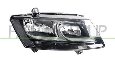 OPTICA DERECHA H7+H7 ELECTRICA-CON MOTOR-NEGRA