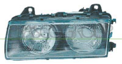 HEADLAMP LEFT H7+H7 MANUAL/ELECTRIC-WITHOUT MOTOR MOD. 09/94 >