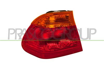 TAIL LAMP LEFT-OUTER-WITHOUT BULB HOLDER MOD. 4 DOOR ORANGE/RED